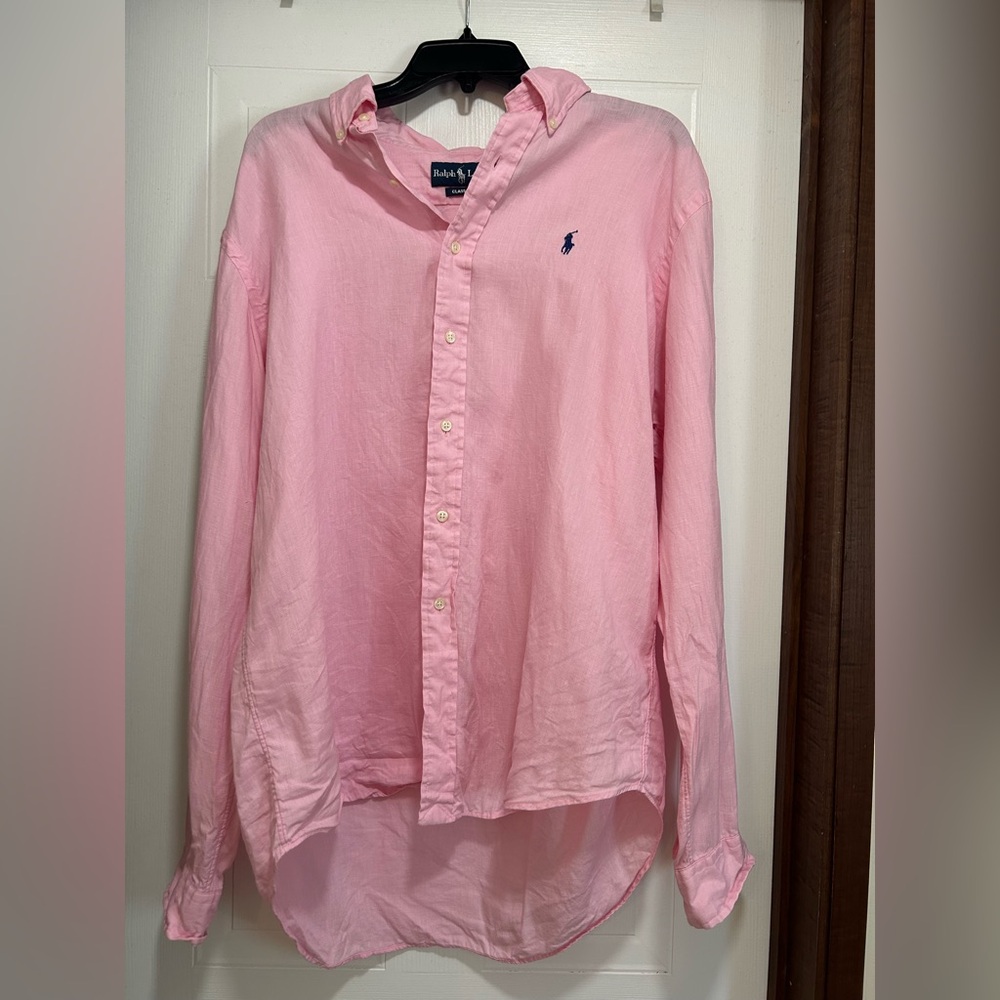 Ralph Lauren Men’s Light Pink Button-Down